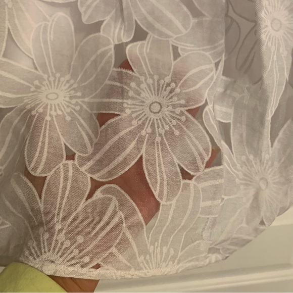 Rayon floral mid length flare skirt - Picture 7 of 9